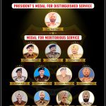 ਰਾਸ਼ਟਰਪਤੀ ਮੈਡਲ (PSM) ਅਤੇ ਸ਼ਾਨਦਾਰ ਸੇਵਾ ਲਈ ਮੈਡਲ (MSM) ਨਾਲ ਸਨਮਾਨਿਤ ਪੰਜਾਬ ਪੁਲਿਸ ਦੇ 12 ਅਧਿਕਾਰੀ